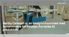 Desktop Screenshot of barlbycarlsson.dk